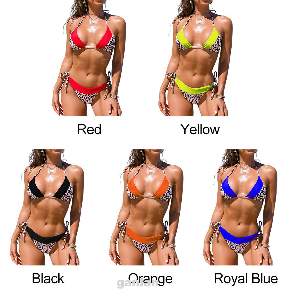 Bộ Bikini Hai Mảnh Họa Tiết Da Báo Màu Sắc Quyến Rũ Cho Nữ | BigBuy360 - bigbuy360.vn