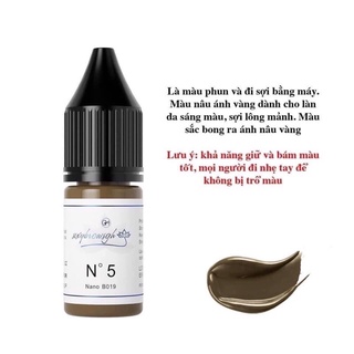 Mực gh khắc sợi sexy brown phun xăm chính hãng