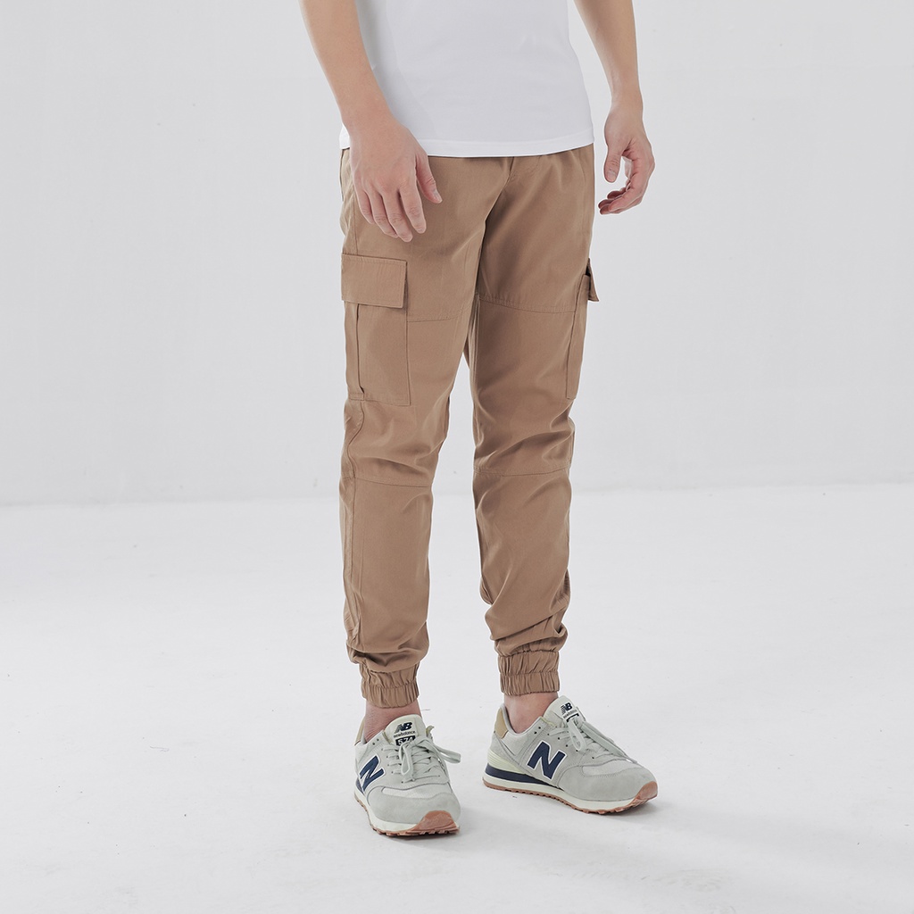 Quần Jogger Kaki Túi Hộp Nam ROUGH OUTFIT Dày Dặn, Co Giãn