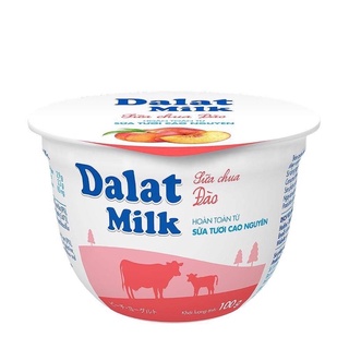 Sữa chua ăn Dalatmilk đào 100g
