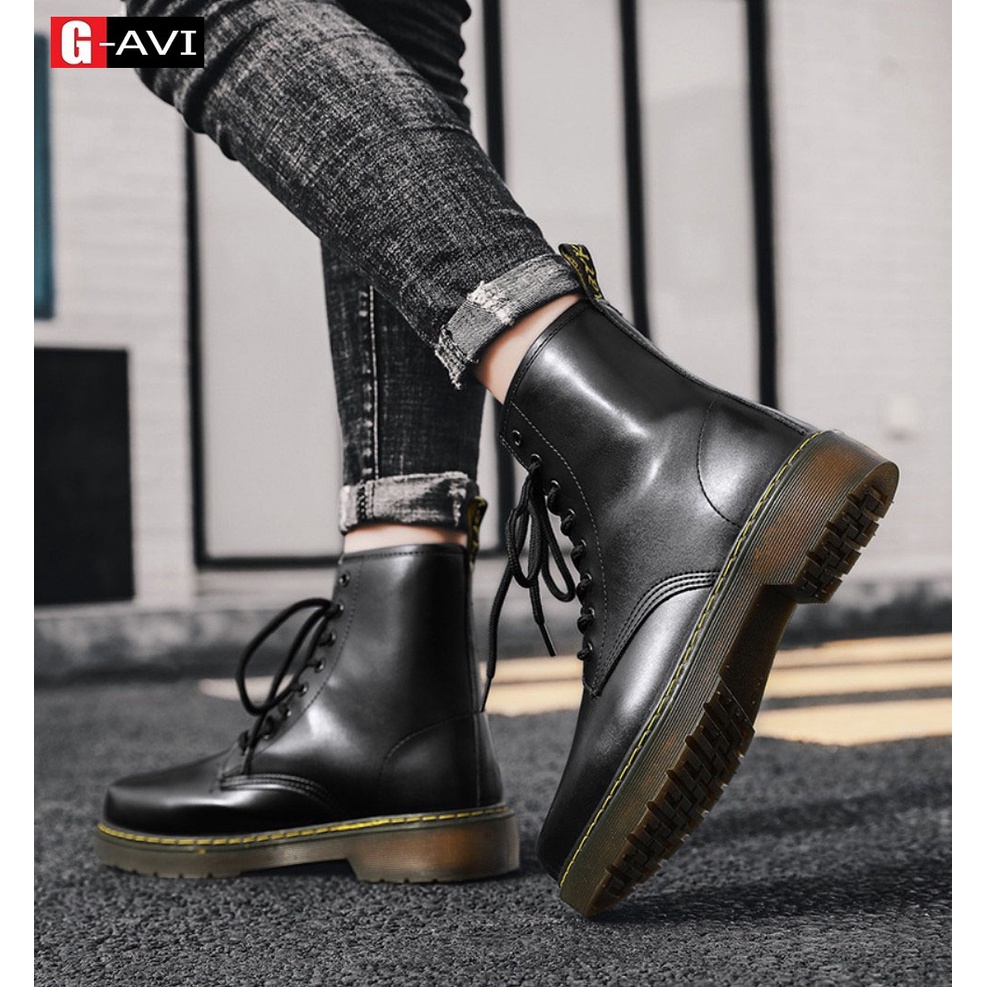 Giày boot cao cổ nam mẫu mới hot trend 2021 kiểu dáng trẻ trung, phong cách cá tính  AVI - 422 | BigBuy360 - bigbuy360.vn
