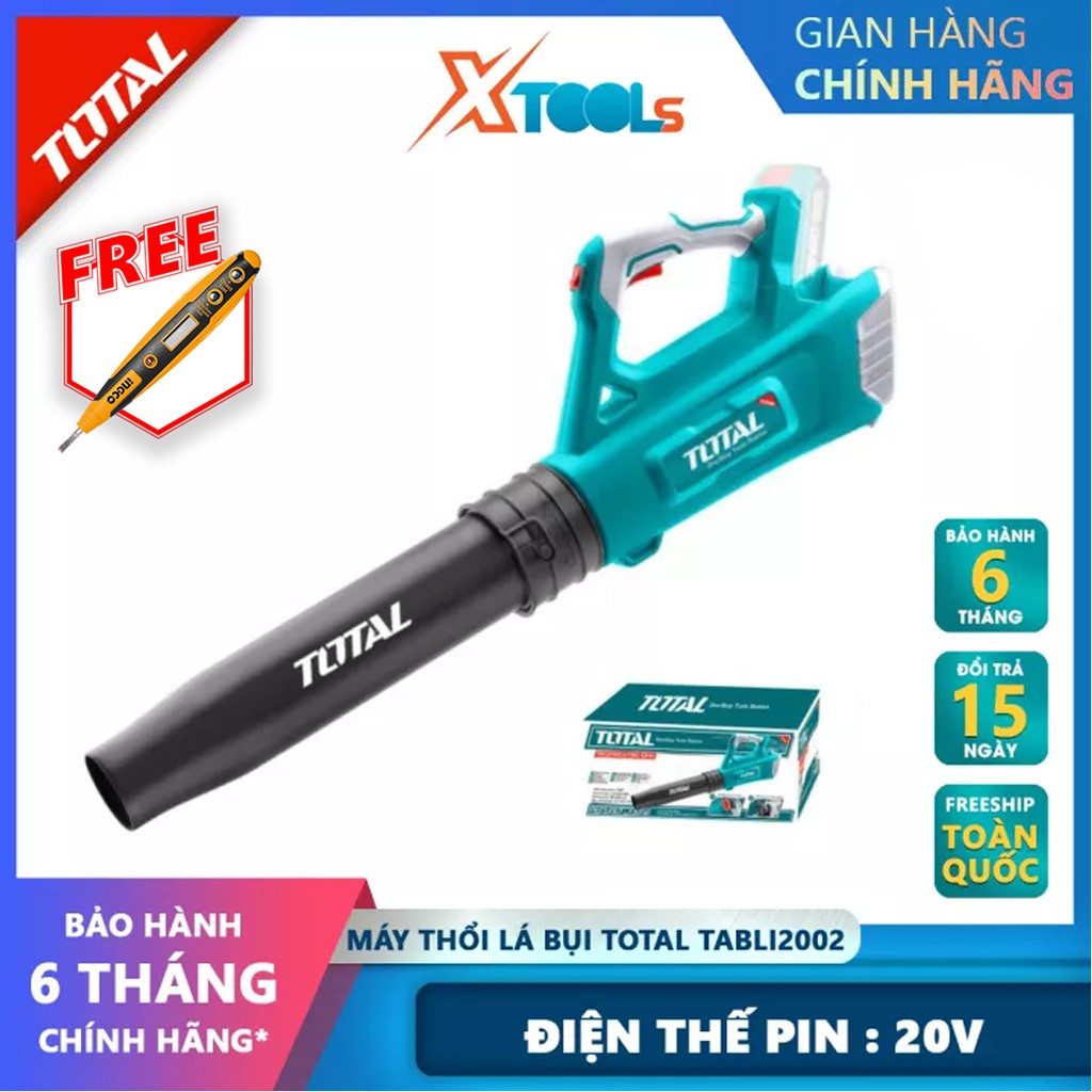 Máy thổi bụi dùng pin Total TABLI2002 máy thổi lá cầm tay Điện thế pin 20V loại cầm tay, tiện dụng [XSAFE][XTOOL]