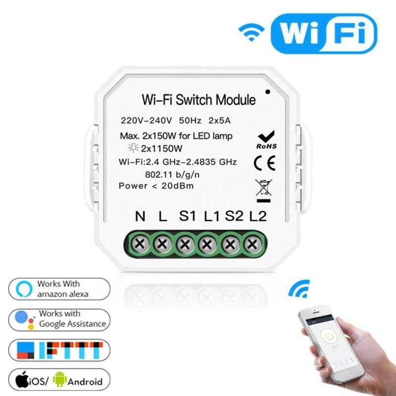 Mô Đun Công Tắc Điều Khiển Nhà Thông Minh Kết Nối Wifi S2L2