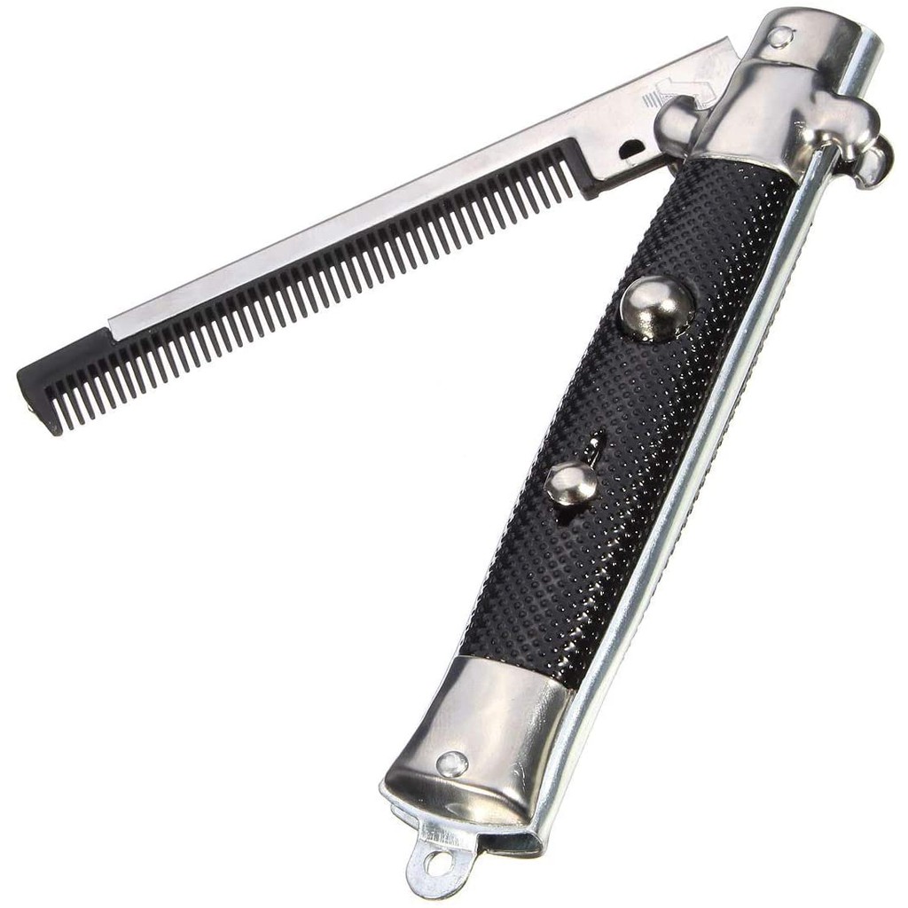 Lược bấm hộp vàng siêu ngầu Switch Blade Comb | Chải Pomade & Sáp