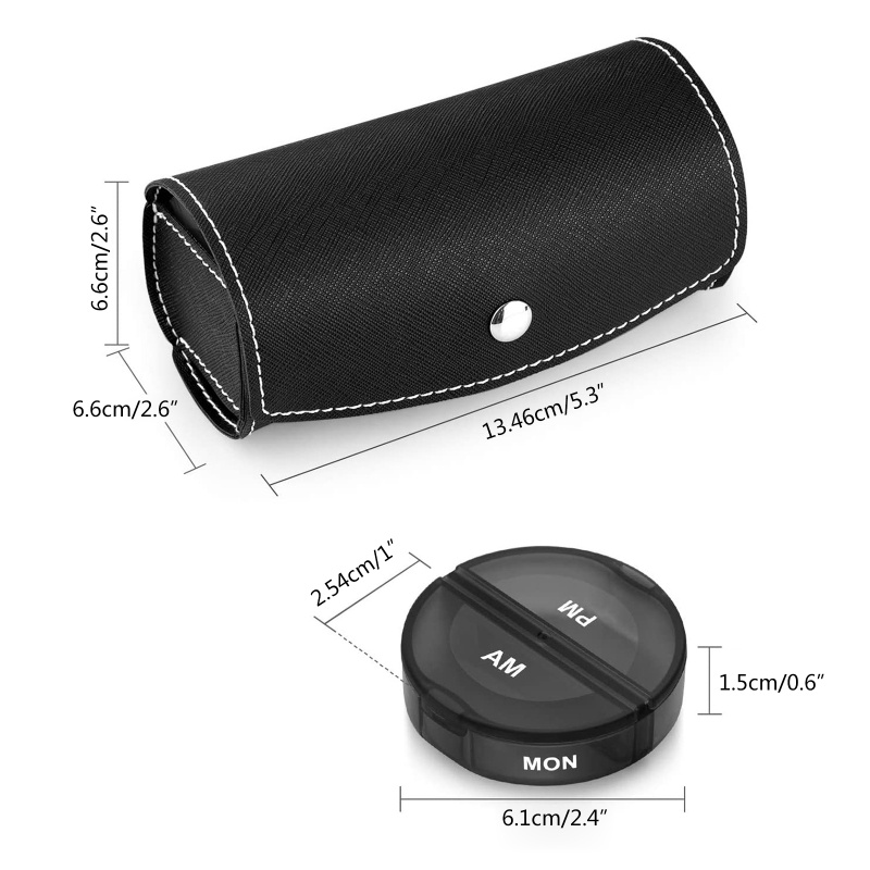 Hộp Đựng Thuốc 7 Ngày Chống Nước Tiện Dụng