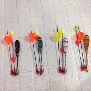 Phao câu lục vân đá 2 ngọn câu ngày và đêm đủ kích thước [PHAO 13]