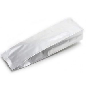 100g túi đựng chè 4 cạnh màu bạc