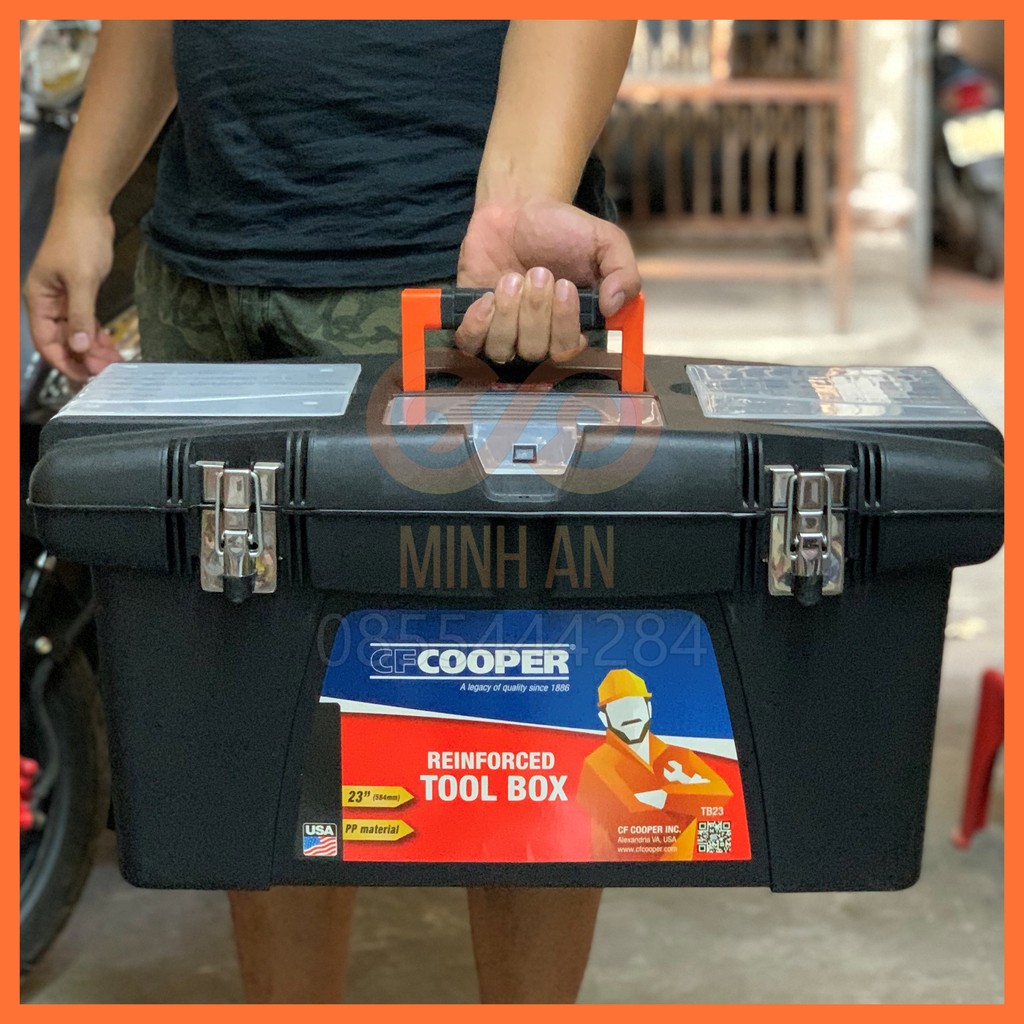 Thùng đồ nghề 23&quot; [HÀNG CHÍNH HÃNG] CFCOOPER USA dày dặn, chắc chắn chứa được nhiều đồ