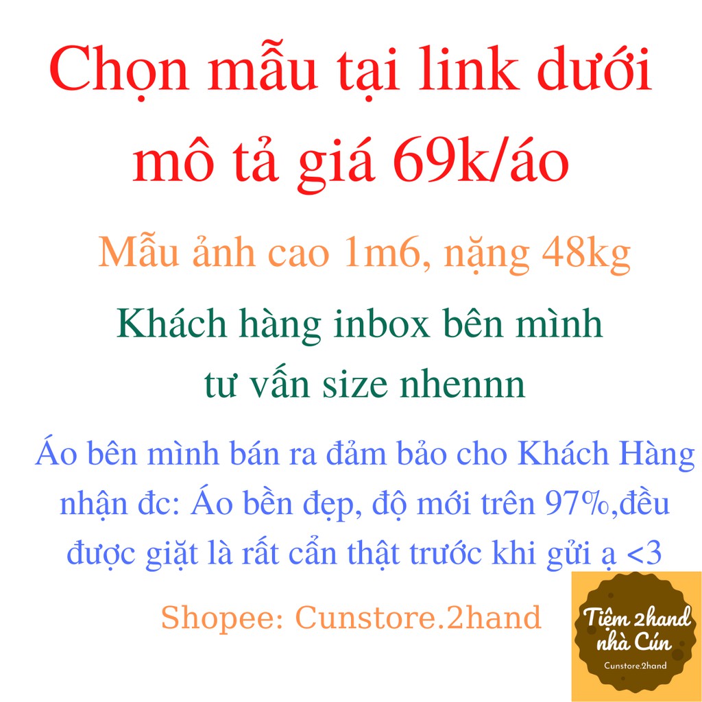 (CHỌN MẪU) Áo phông Mỹ 2hand - Áo thun mỹ secondhand Cunstore.2hand | BigBuy360 - bigbuy360.vn
