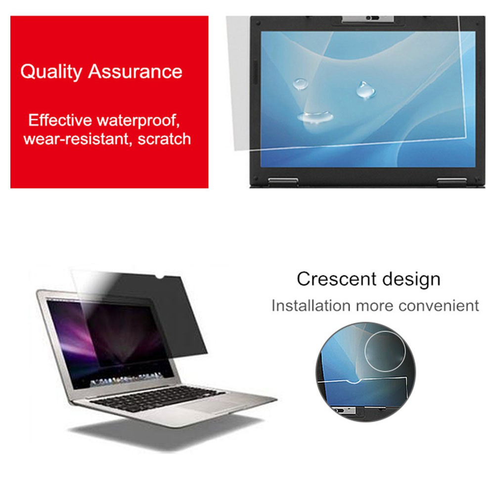 Miếng dán màn hình máy tính xách tay 35.56cm bảo mật chống nhìn trộm chống xước cỡ 14inch tỉ lệ 16:9