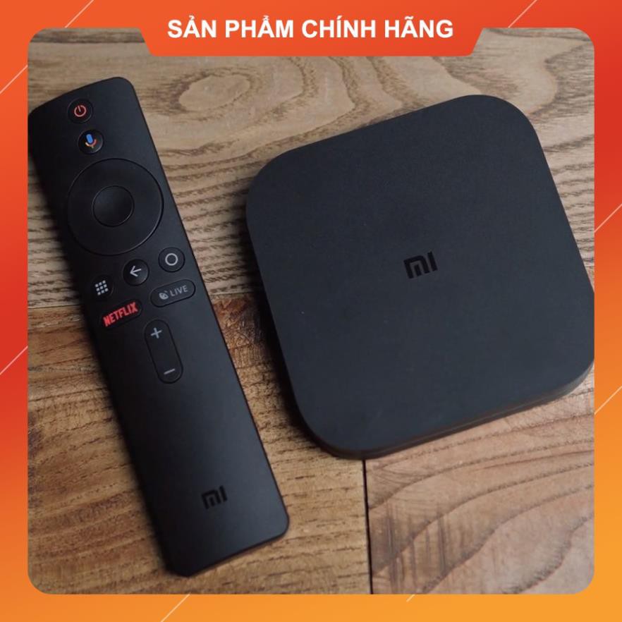 Android Tivi Box Xiaomi Mibox S 4K Global Quốc Tế - Hàng Chính Hãng