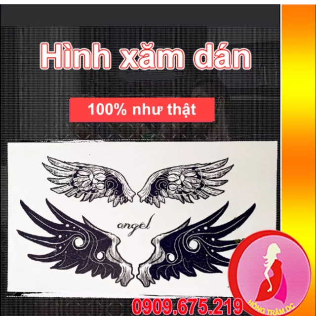 Hình xăm dán tatto cao  cấp . Nghệ thuật dành cho nam và nữ