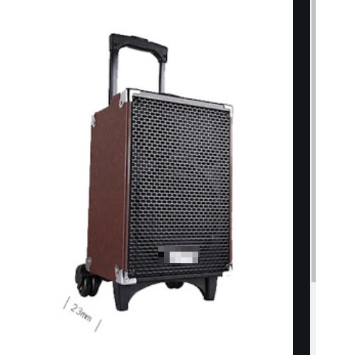 Loa kéo di động Q8 2 tấc 60w   1 mic