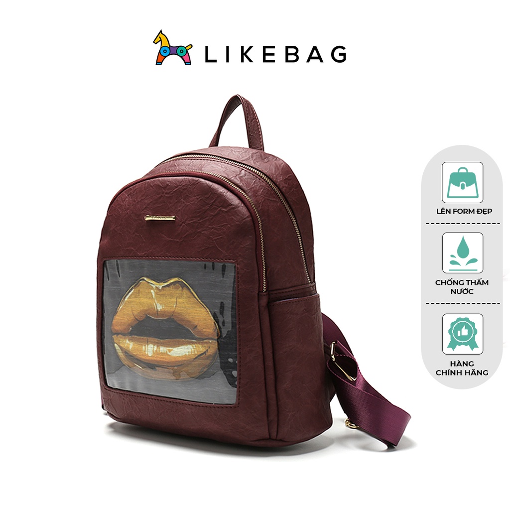 Balo da nam nữ đi học đi chơi LIKEBAG rộng rãi đựng vừa laptop 225XK7115 - LIBAGI