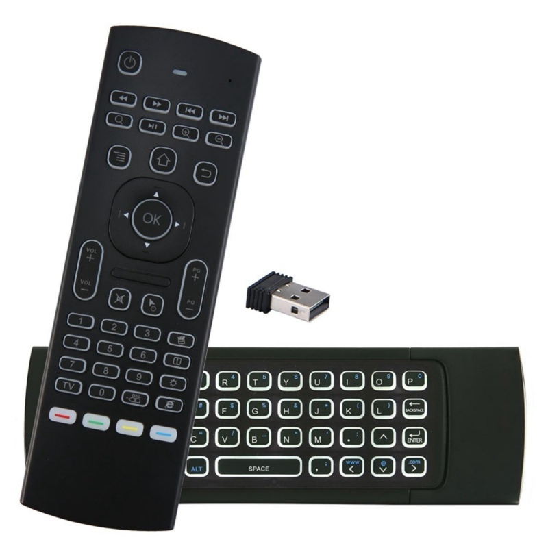 Điều Khiển Từ Xa Mx3 2.4g Rf Cho Tv Box Android X96 Mini Km9 A95X H96 Max