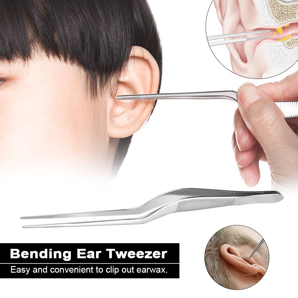 [Hàng mới về] Nhíp gắp ráy tai / mũi bằng thép không gỉ nhiều màu sắc đa năng