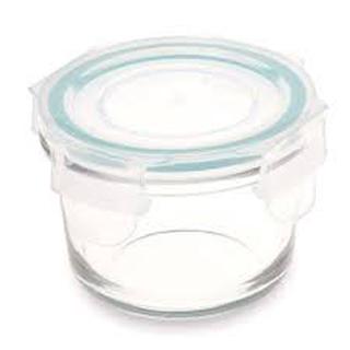 Hộp đựng thủy tinh GLASSLOCK tròn 165ml (MCCB016)