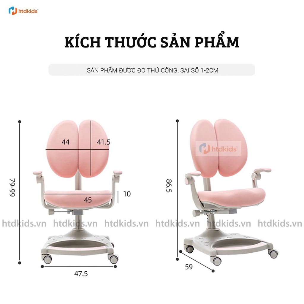 Ghế học sinh chống gù có thể điều chỉnh độ cao CH480 - HTDVN