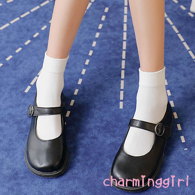 Tất cotton màu sắc đơn giản thời trang cho nữ