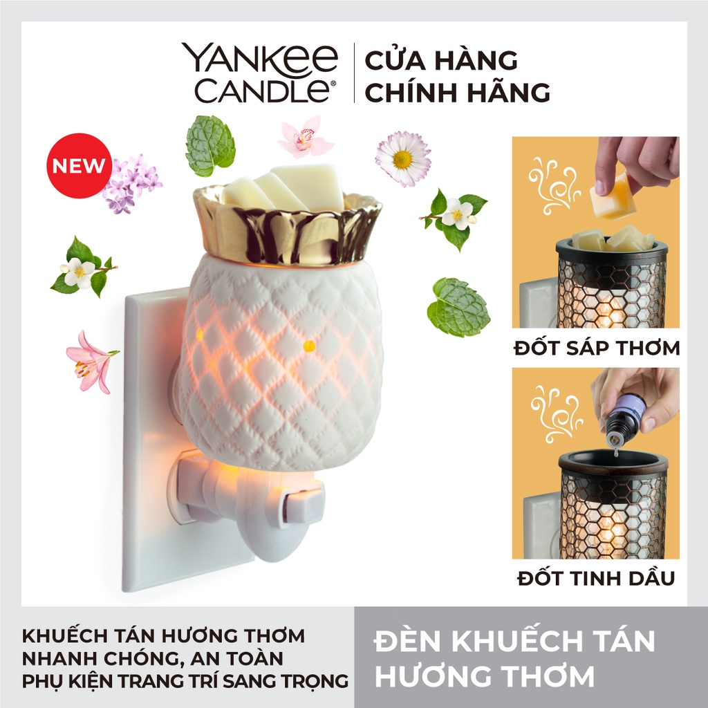 Đèn khuếch tán hương thơm Plug-in Yankee Candle - Pineapple