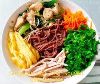 (1kg) Phở Gạo Lứt Đỏ Hoàng Minh (Mì Gạo Lứt)