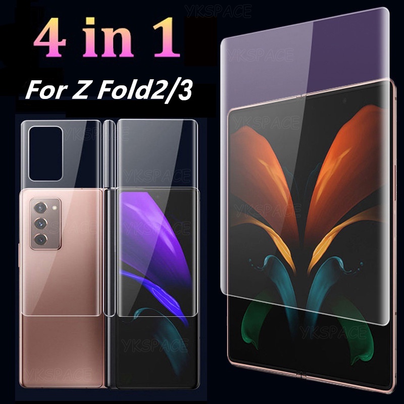 Miếng Dán Hydrogel Mềm Nhám Trong Suốt Siêu Nhẹ Bảo Vệ Màn Hình Cho Samsung Galaxy Z Fold 4 3 2 Z Fold4 5G W22 W21 W20 HD