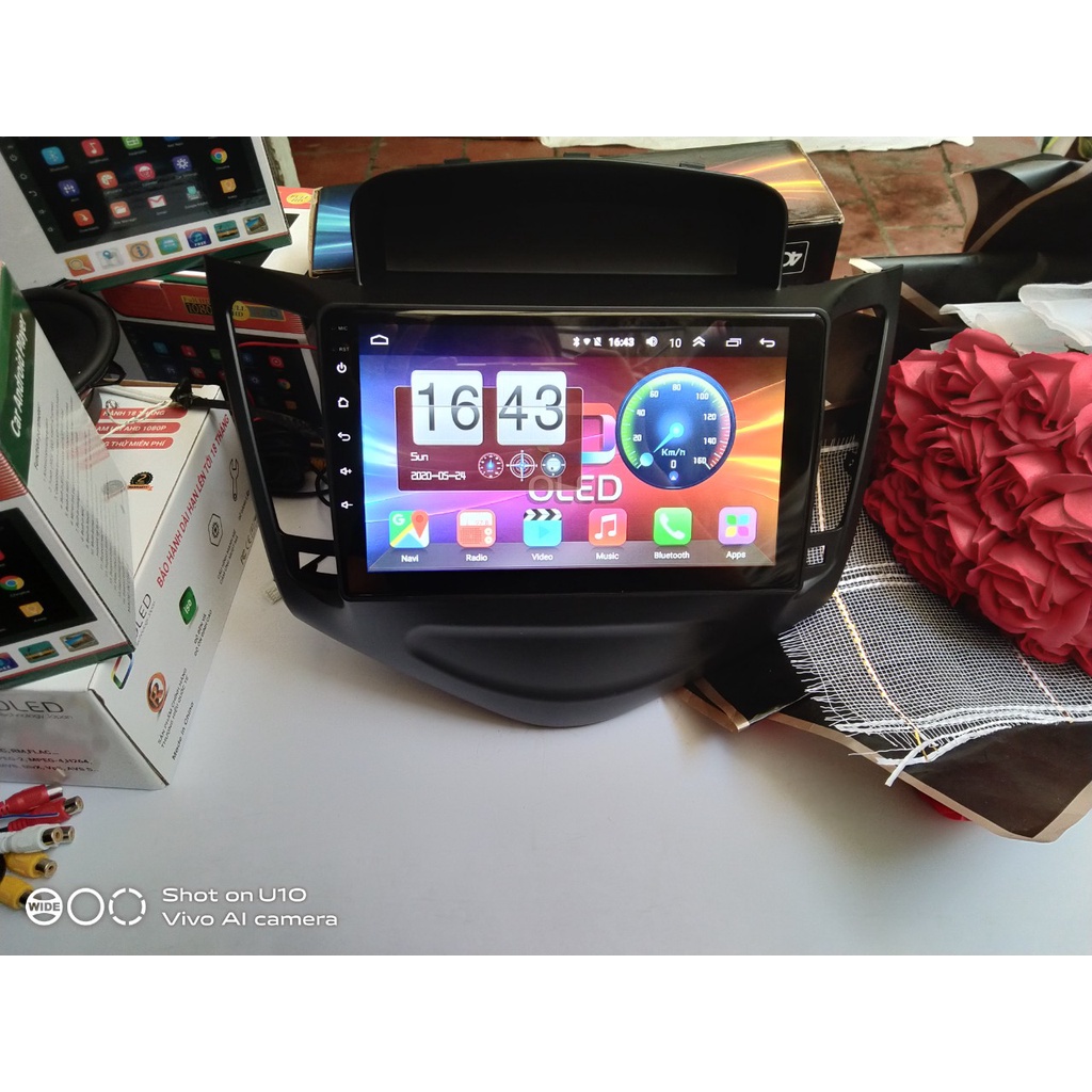 Mặt dưỡng kèm dây nguồn zin lắp màn hình Android cho xe CHEVROLET CRUZE