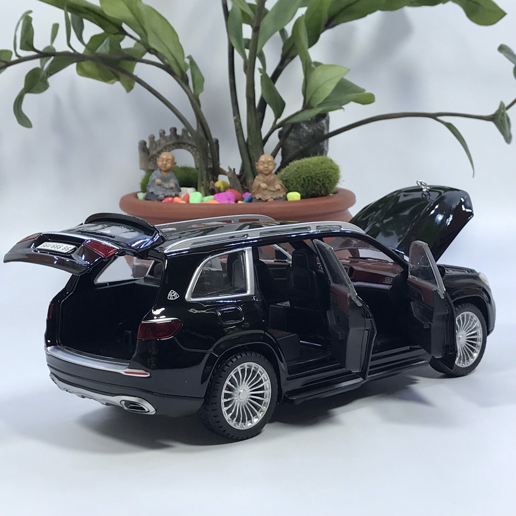 Mô hình xe kim loại Mercedes Maybach GLS 600 tỷ lệ 1:24 chiếc xe Chủ tịch
