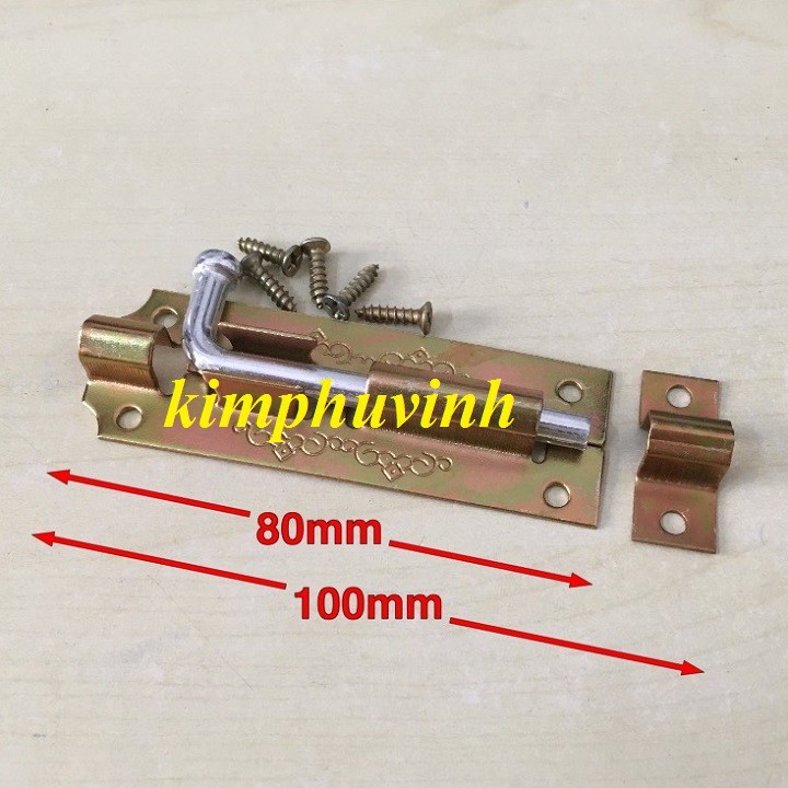 2 BỘ 10 CM - CHỐT CỬA ĐỨNG  - CHỐT CỬA SỔ - CHỐT ĐỨNG 1T