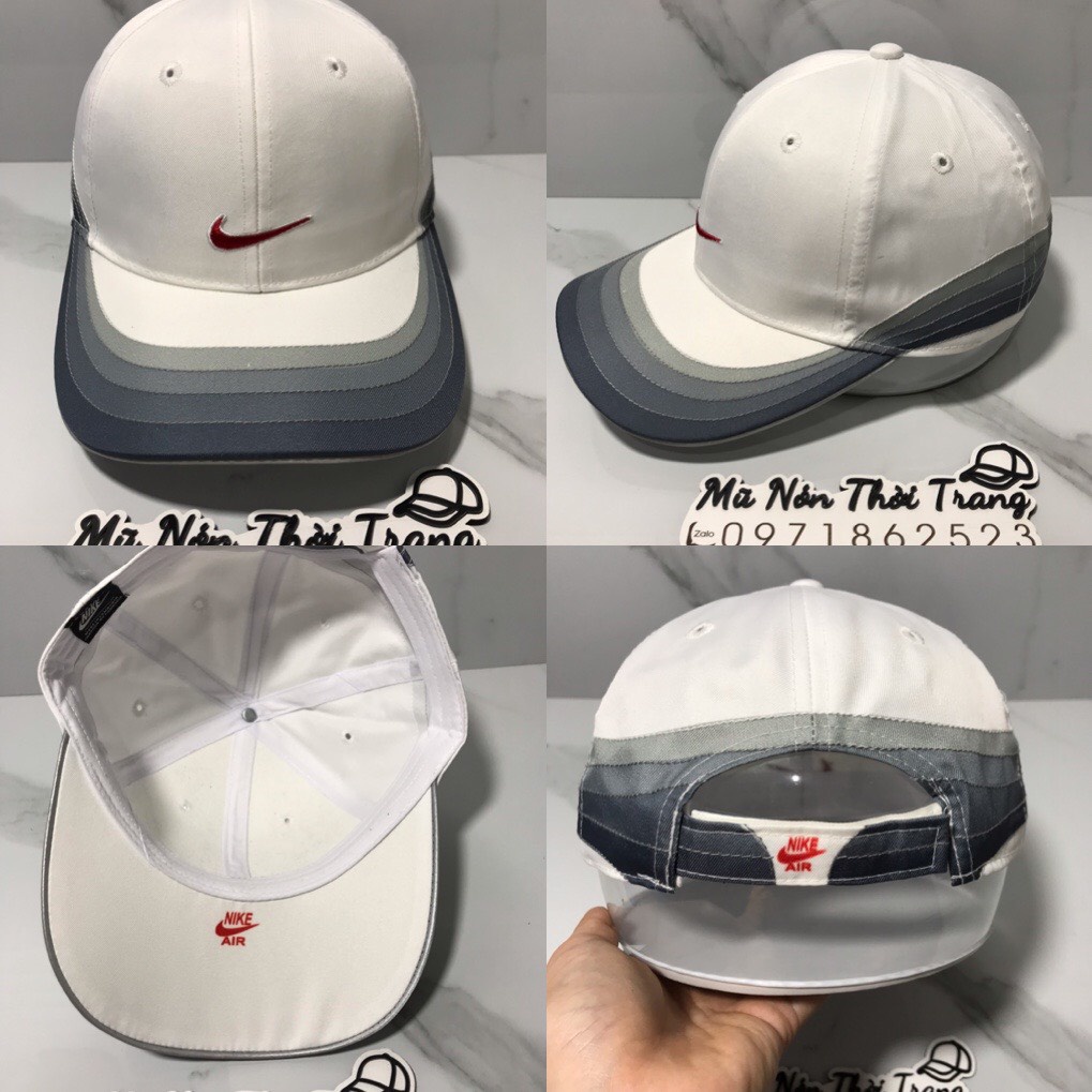 (Ảnh Thật) Mũ Lưỡi Trai Nike Sóng - Nón Kết Thời Trang Nam Nữ, Màu Sắc Độc Đáo,Không Kén Phom Đầu.
