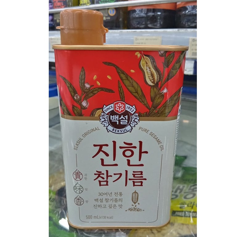 Dầu mè hàn quốc 500ml - 진한 참기름