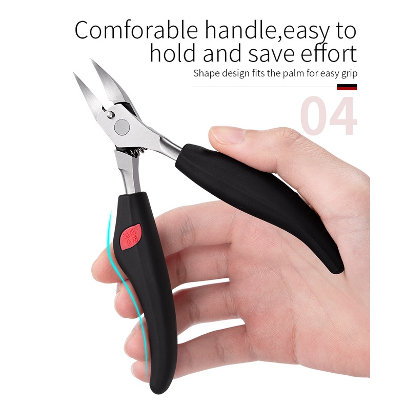 Kìm cắt móng tay bằng thép không gỉ cho móng chân dày và mọc ngược FABIYAN