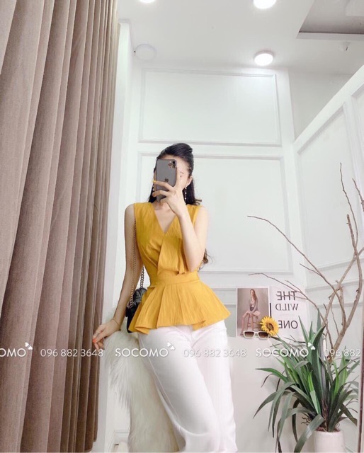 Sét áo vàng + quần