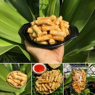 SNack CHẢ GIÒ TÔM SẤY MINI ĂN LIỀN
