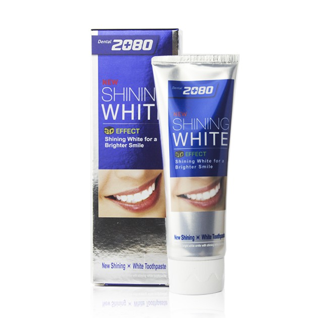 Kem Đánh Răng Làm Trắng Răng Dental Clinic 2080 Shining White 3D Effect 100g