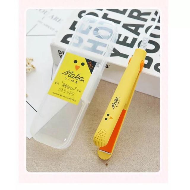 MVP1759 Máy kẹp - duỗi tóc - xù tóc mini hình thú có hộp nhựa đựng