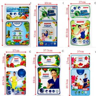 miếng dán tủ lạnh Tem dán tủ lạnh Sanyo tranh dán tủ lạnh sanyo aqua nhiều mẫu (tặng keo dán)