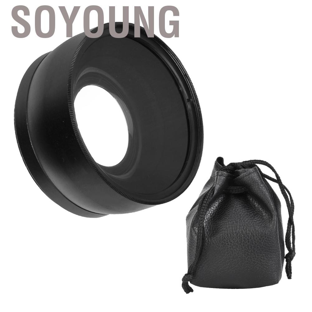 Bộ Ống Kính Máy Ảnh 58mm 0.45x Cho Nikon D5200 D5300 D3100 D3300 D3400 A