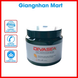 Hấp Phục Hồi Chuyên Sâu Divasea Collagen Hair Mask 500ml