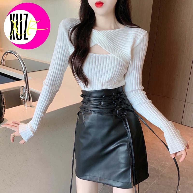Áo Len Tăm Tay Dài Khoét Ngực Loại Đẹp Sexy