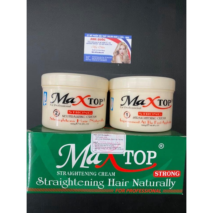 Kem ép tóc maxtop 500ml