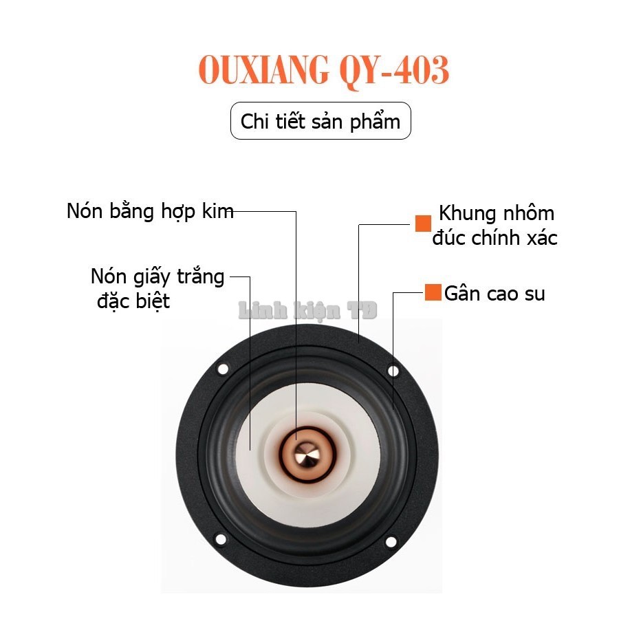 Loa toàn dải 4 inch QY - 403