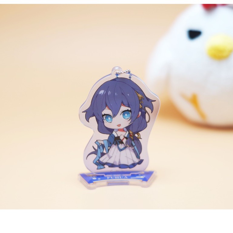 (Mica trong acrylic) Mô hình Standee Valkyrie Chibi Năm mới lộng lẫy Honkai Impact 3 dễ thương xinh xắn