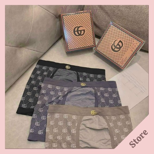 Quần lót nam boxer đùi cotton cao cấp, sịp nam thun lạnh đẹp co giãn 4 chiều Meme chip A002