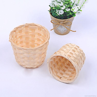 [TGP] Giỏ Đựng Hoa Bằng Tre Phong Cách Retro Độc Đáo