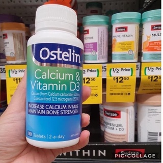 Calcium & Vitamin D3 Ostelin 130v