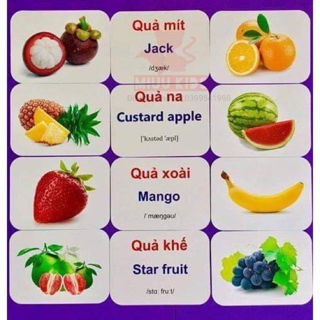 Thẻ Học Thông Minh Flashcards Chủ Đề Màu Sắc Hình Khối Cho Bé