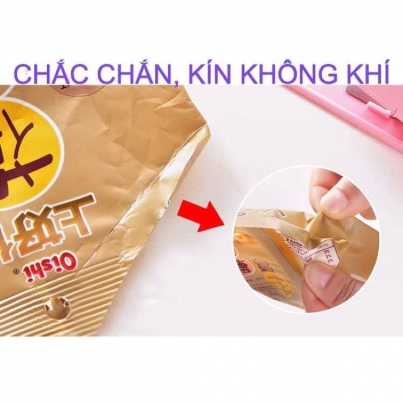 Máy hàn miệng túi mini cầm tay tiện ích giúp ảo quản thực phẩm tươi lâu hơn,hạn chế mùi cho tủ lạnh