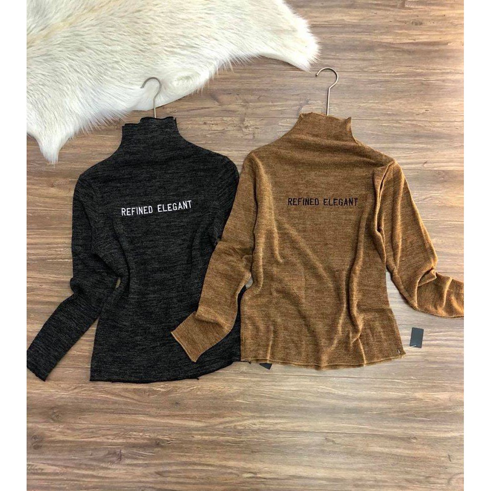 Áo len chữ nhiều màu