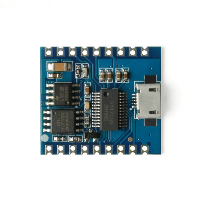 Mô-đun máy nghe nhạc MP3 phát lại giọng nói 4 MB kích hoạt IO cổng nối tiếp USB FLash DY-SV17F